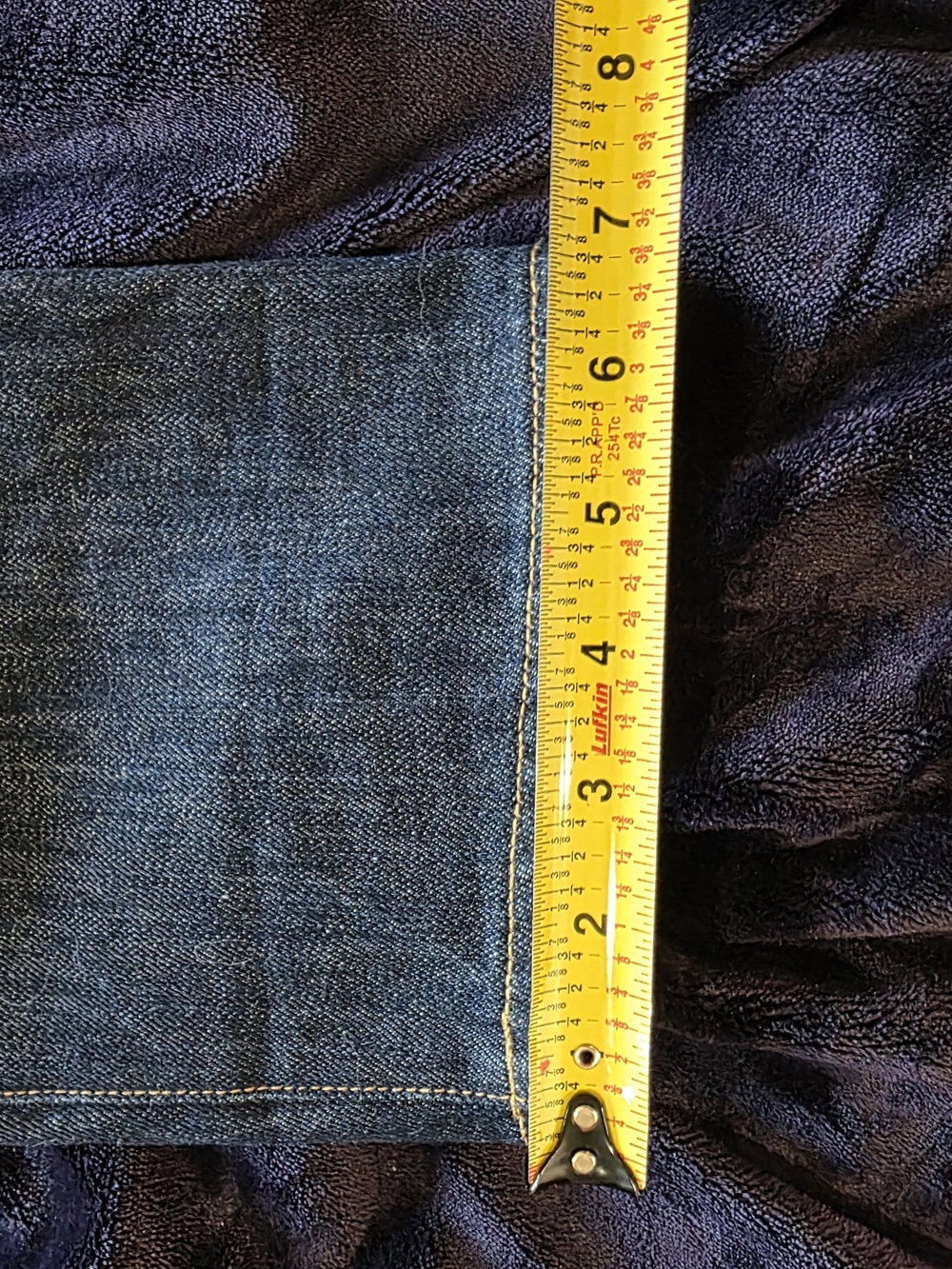 Tellason Stock Cone Mills Selvedge Denim Jeans USA Made 14 oz Size 35x35 - Picture 9 of 12